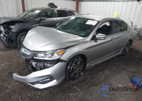 2016 Honda Accord Sport from USA, damaged, VIN 1HGCR2F56GA133448